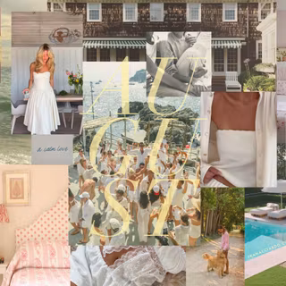 Summer aesthetic preppy desktop wallpaper