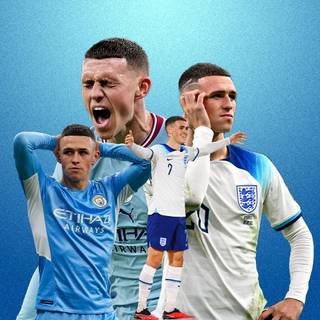 Phil Foden 2024 wallpaper