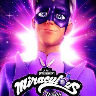 Miraculous World: Paris Tales of Shadybug and Claw Noir wallpaper