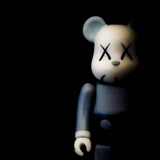 Black Kaws desktop wallpaper