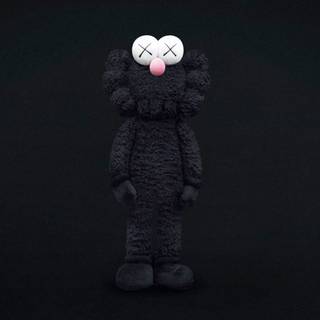 Black Kaws desktop wallpaper