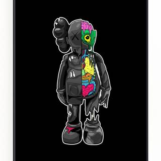 Drippy cartoon charaters wallpaper