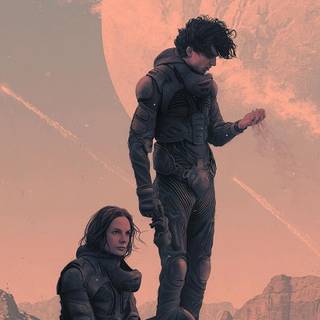 Dune 2 iPhone wallpaper