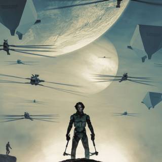 Dune 2 iPhone wallpaper
