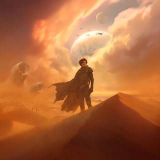 Dune 2 iPhone wallpaper