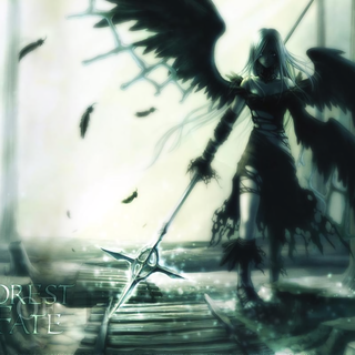 Anime angel PC wallpaper