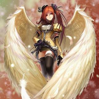 Anime angel PC wallpaper