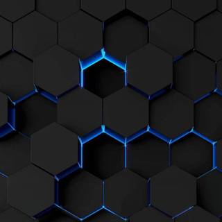 Black and blue phone wallpaper