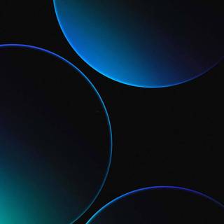 Black and blue phone wallpaper