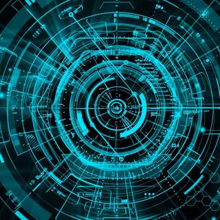 Green cyber wallpaper