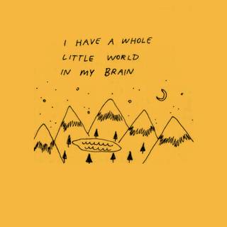 Phone yellow wallpaper