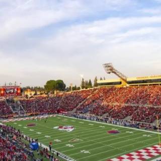 Football stadium iPhone wallpaper