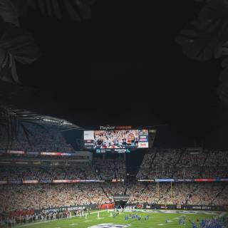 Football stadium iPhone wallpaper