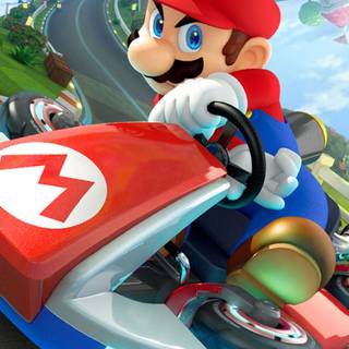 Mario Kart iPhone wallpaper