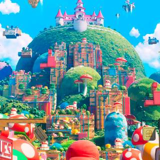 Mario Kart iPhone wallpaper