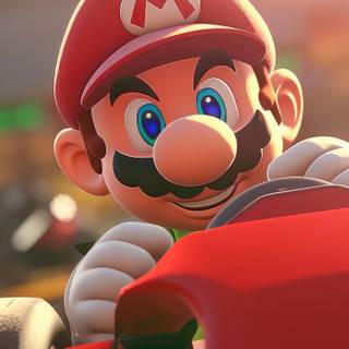 Mario Kart iPhone wallpaper