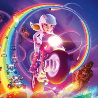 Mario Kart iPhone wallpaper