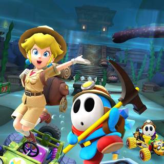 Mario Kart iPhone wallpaper