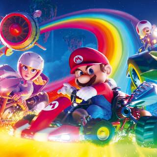 Mario Kart iPhone wallpaper