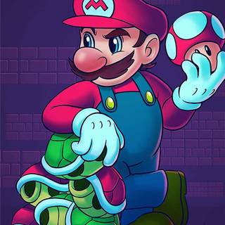 Mario Kart iPhone wallpaper