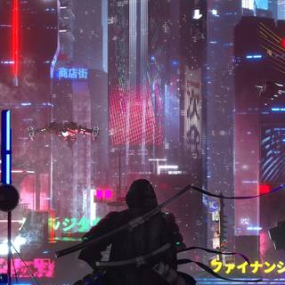 Phone futuristic wallpaper