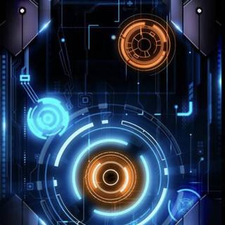 Phone futuristic wallpaper