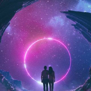 iPhone couples wallpaper