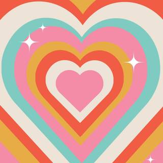 Phone heart wallpaper