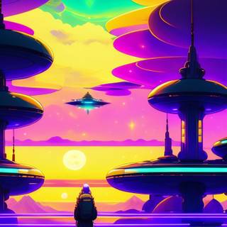 Phone futuristic wallpaper