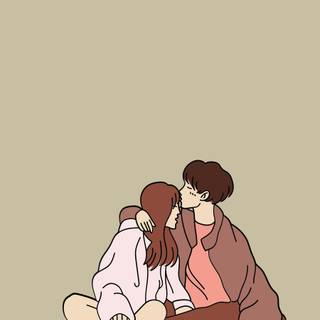 iPhone couples wallpaper