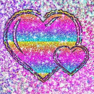 Phone heart wallpaper