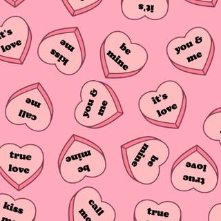 Phone heart wallpaper