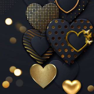 Phone heart wallpaper