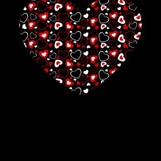 Phone heart wallpaper