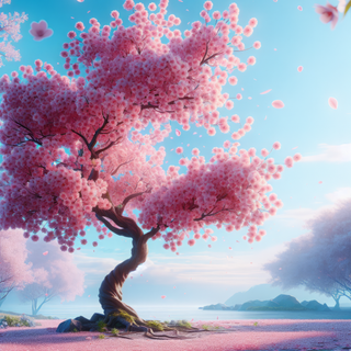 Sakura tree iPhone wallpaper