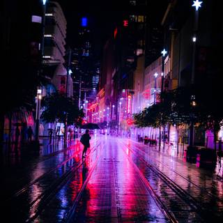 Neon lights phone wallpaper