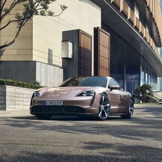 Porsche Taycan 4k iPhone wallpaper