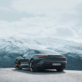 Porsche Taycan 4k iPhone wallpaper