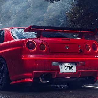 Nissan Skyline R34 4k phone wallpaper