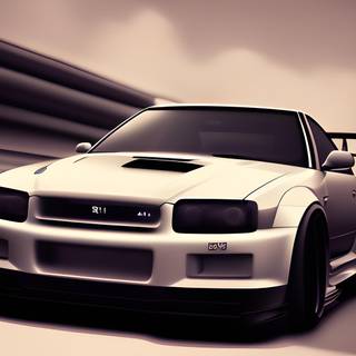 GTR R34 4k PC wallpaper