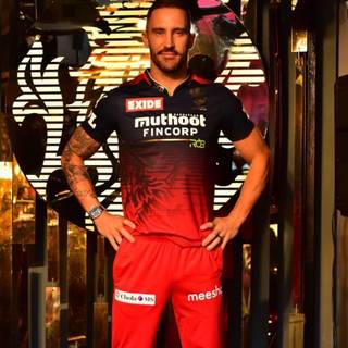 Faf Du Plessis RCB wallpaper