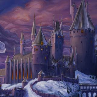 Hogwarts laptop wallpaper