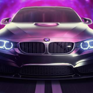 BMW purple wallpaper