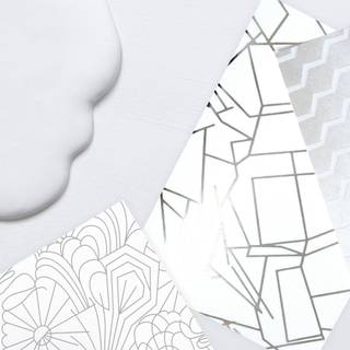 White silver wallpaper