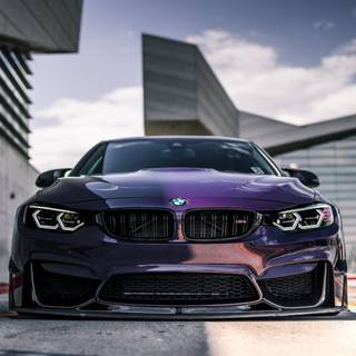 BMW purple wallpaper