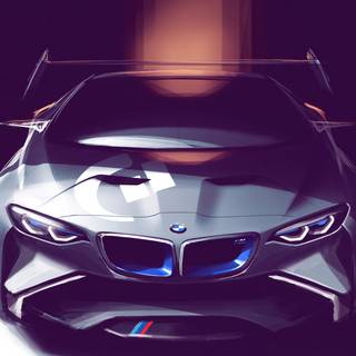 BMW purple wallpaper