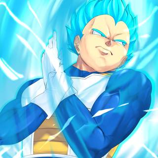 Vegeta Super Saiyan God 4k phone wallpaper