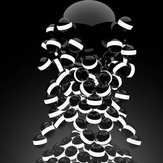 Dark 3D HD iPhone wallpaper