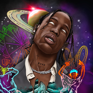 Travis Scott logo desktop wallpaper