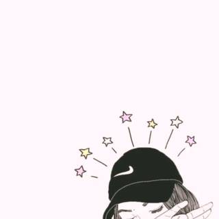 Cute girl aesthetic wallpaper